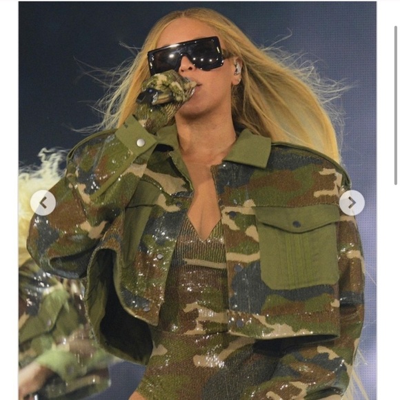 Adidas × Ivy Park Trail Sequin camo Pants size small camouflage leggings - Picture 4 of 9